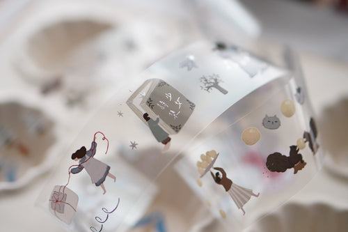 Daydream Glossy PET with Matt Silver Foil 少女詩集 亮面PET膠帶 燙霧銀