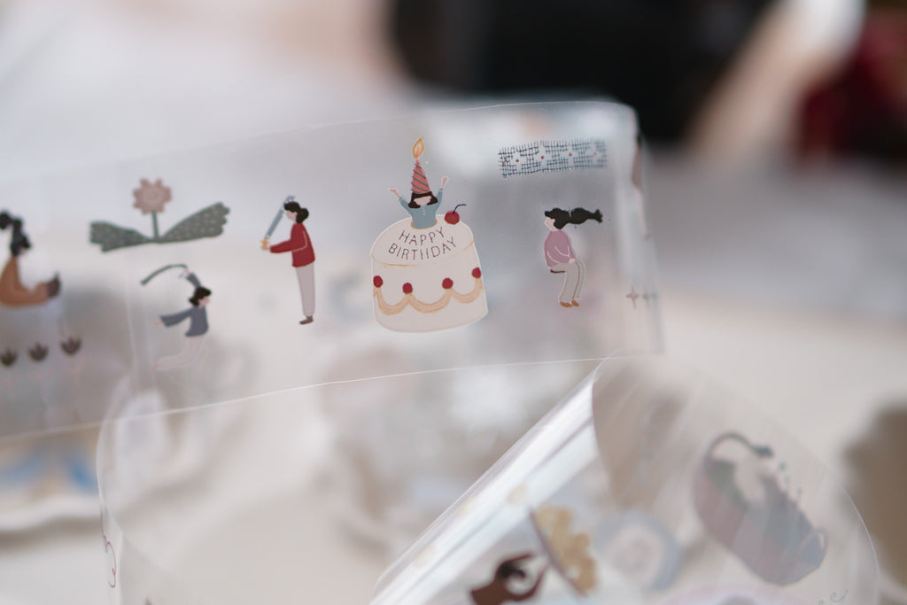 Daydream Glossy PET with Matt Silver Foil 少女詩集 亮面PET膠帶 燙霧銀