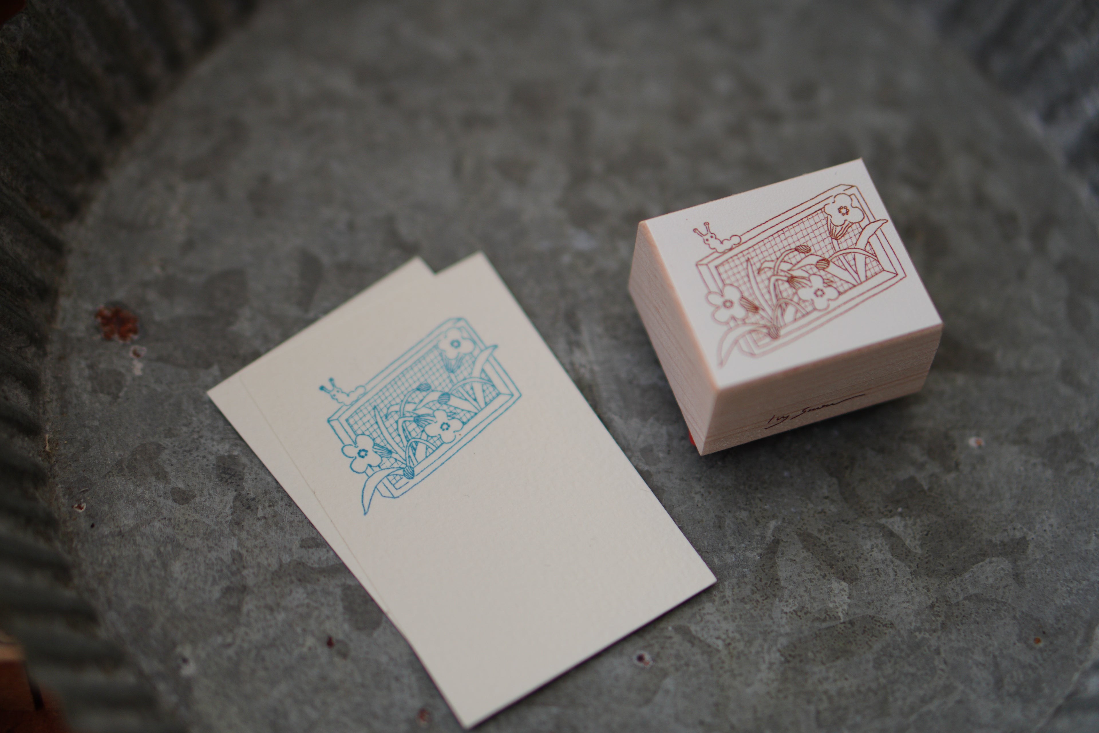 The Garden Grid Stamp 印章