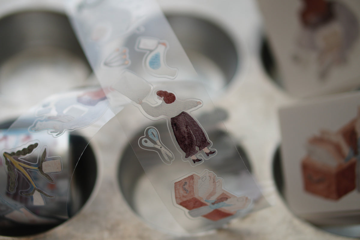 Mail & Letter PET tape with Kiss-cut 亮面ＰＥＴ割型