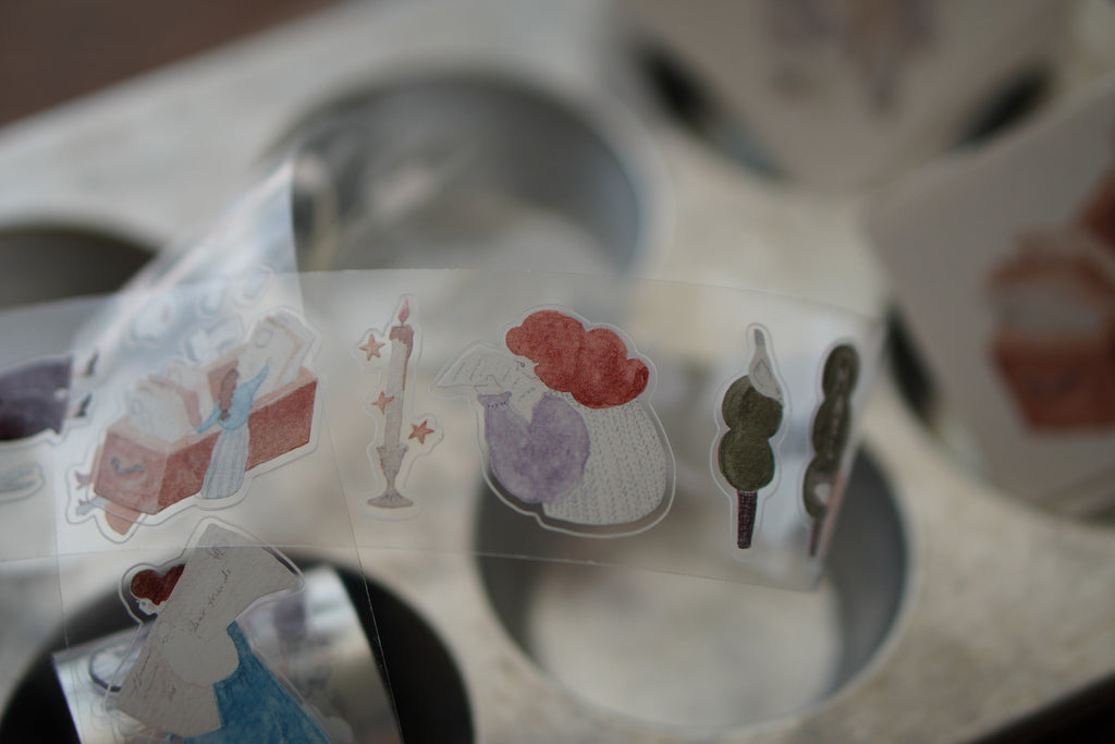 Mail & Letter PET tape with Kiss-cut 亮面ＰＥＴ割型