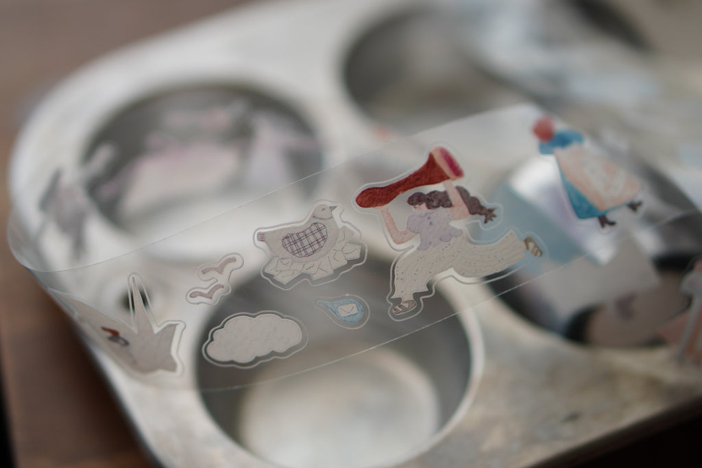 Mail & Letter PET tape with Kiss-cut 亮面ＰＥＴ割型
