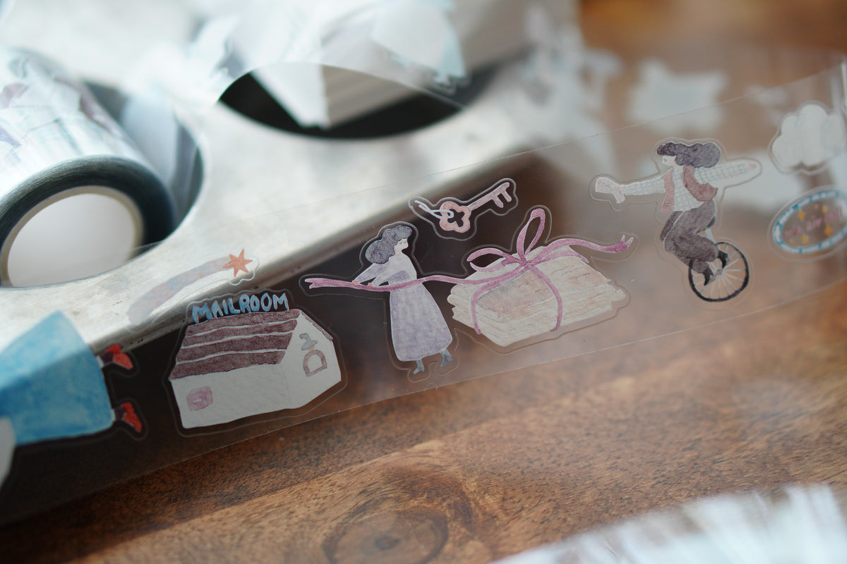Mail & Letter PET tape with Kiss-cut 亮面ＰＥＴ割型