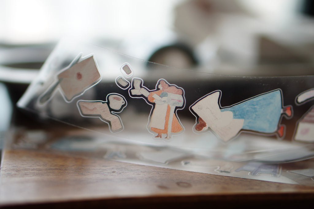 Mail & Letter PET tape with Kiss-cut 亮面ＰＥＴ割型