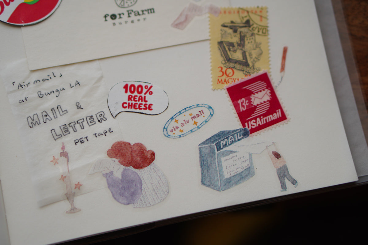 Mail & Letter PET tape with Kiss-cut 亮面ＰＥＴ割型