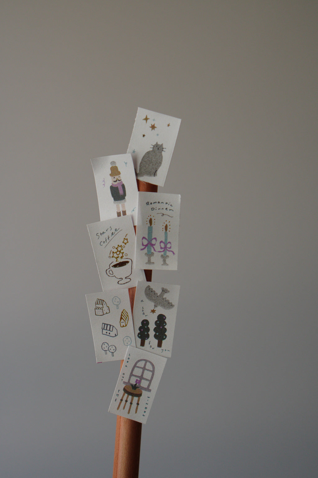 Slow Days Label Sticker Sheet 標籤貼紙