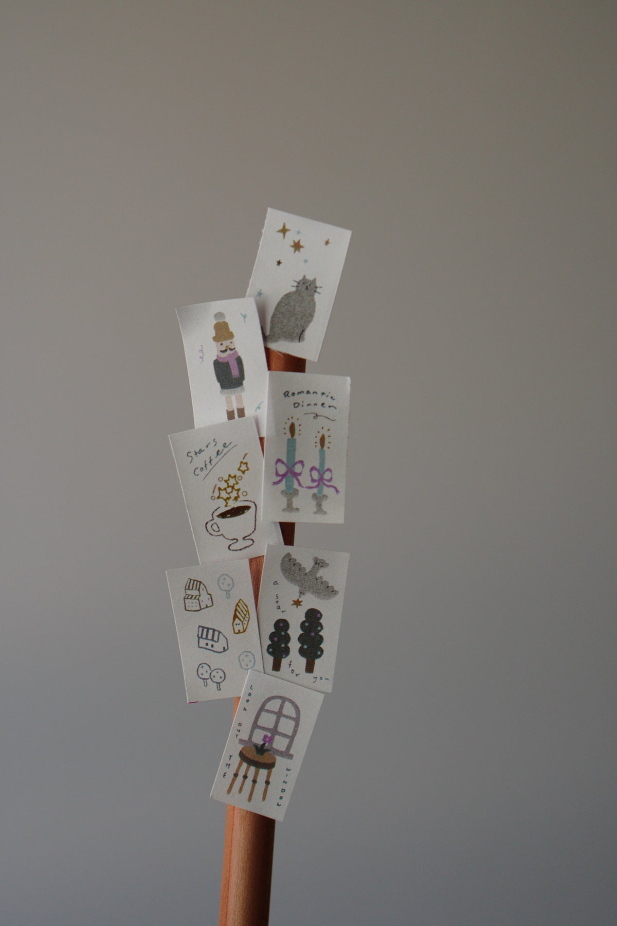 Slow Days Label Sticker Sheet 標籤貼紙