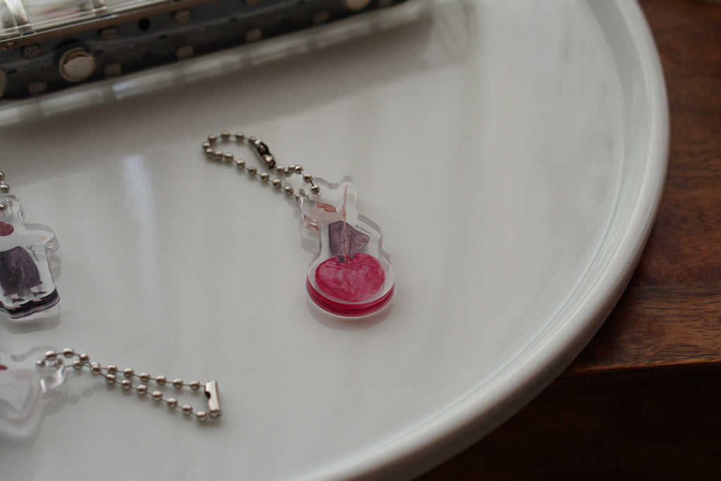 On a Cherry Charm Journal accessories