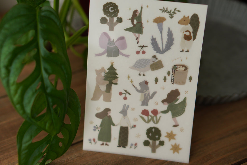Garden Poems Transfer Sticker 轉印貼