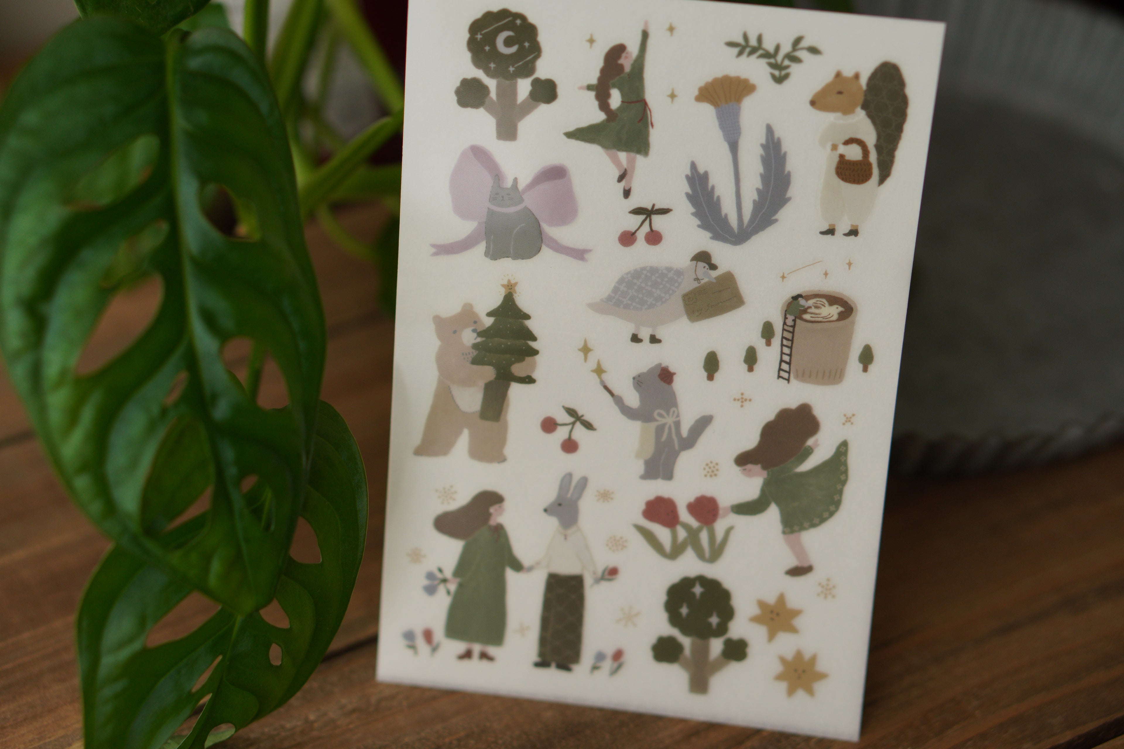 Garden Poems Transfer Sticker 轉印貼