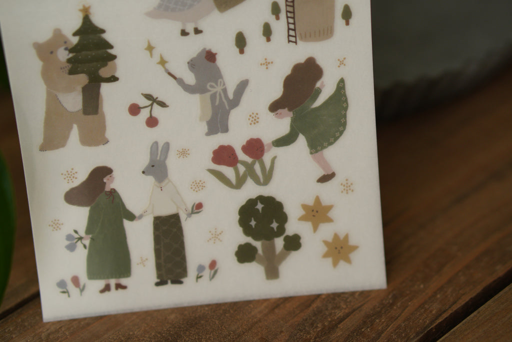 Garden Poems Transfer Sticker 轉印貼