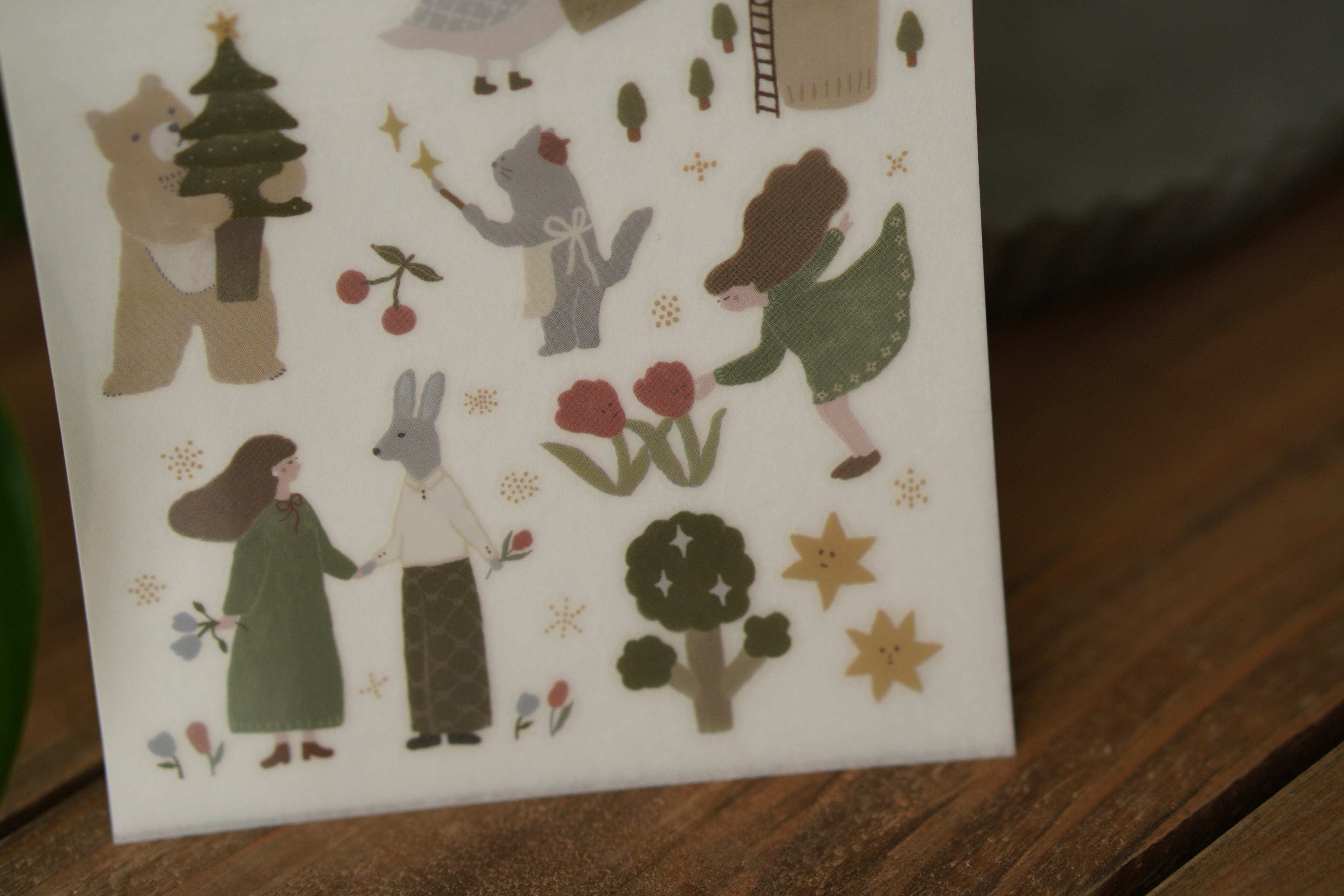 Garden Poems Transfer Sticker 轉印貼