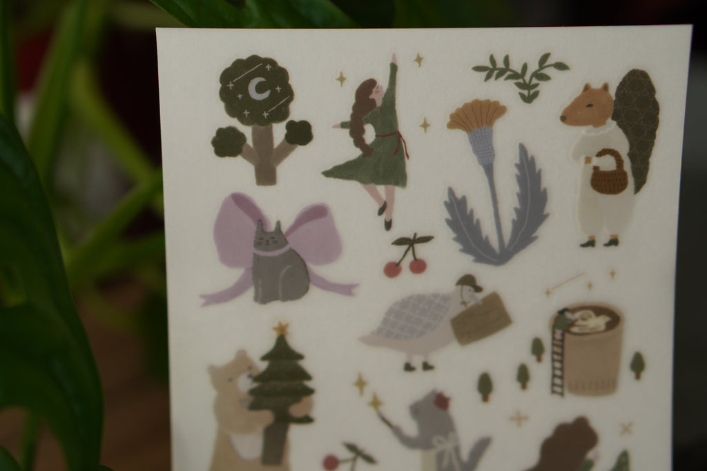 Garden Poems Transfer Sticker 轉印貼
