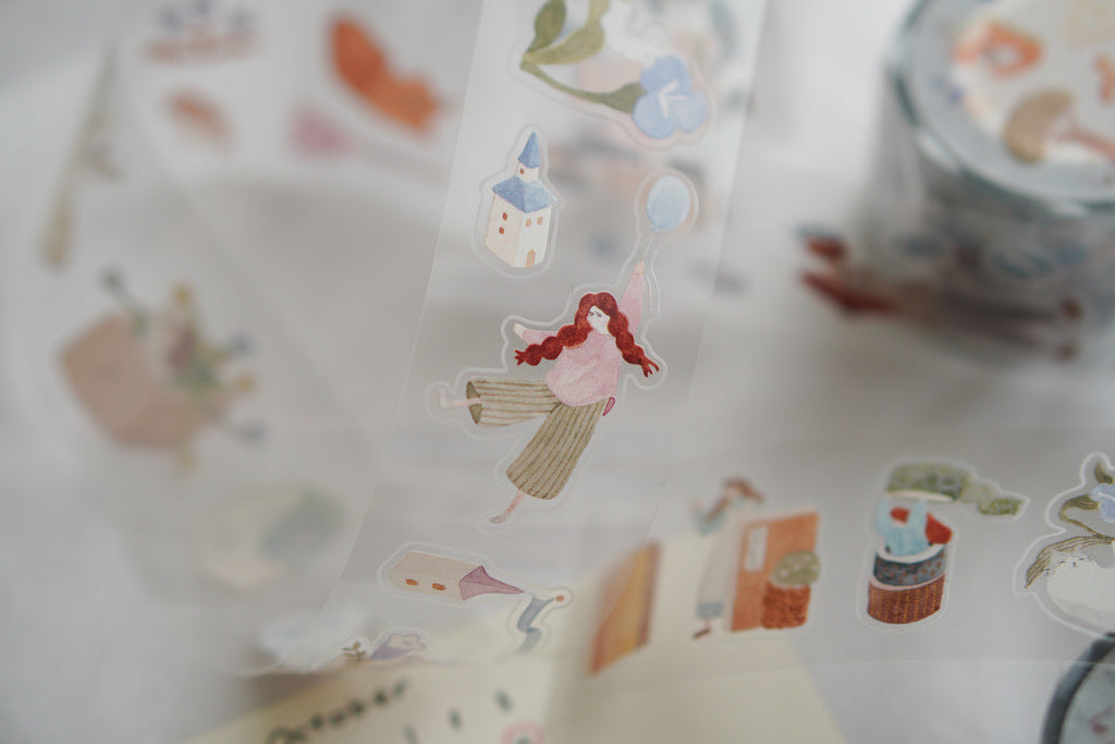 On the Desk Glossy PET with Kiss-cute 亮面PET膠帶 割型 紙膠帶