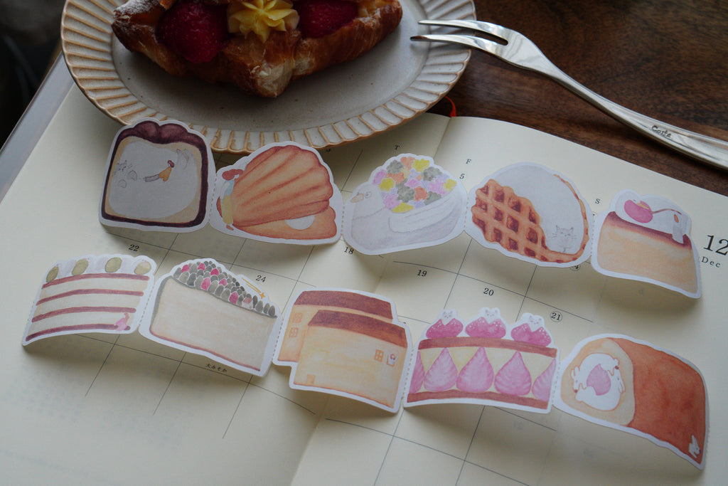 Whimsical Desserts Memo Roll 貼紙捲
