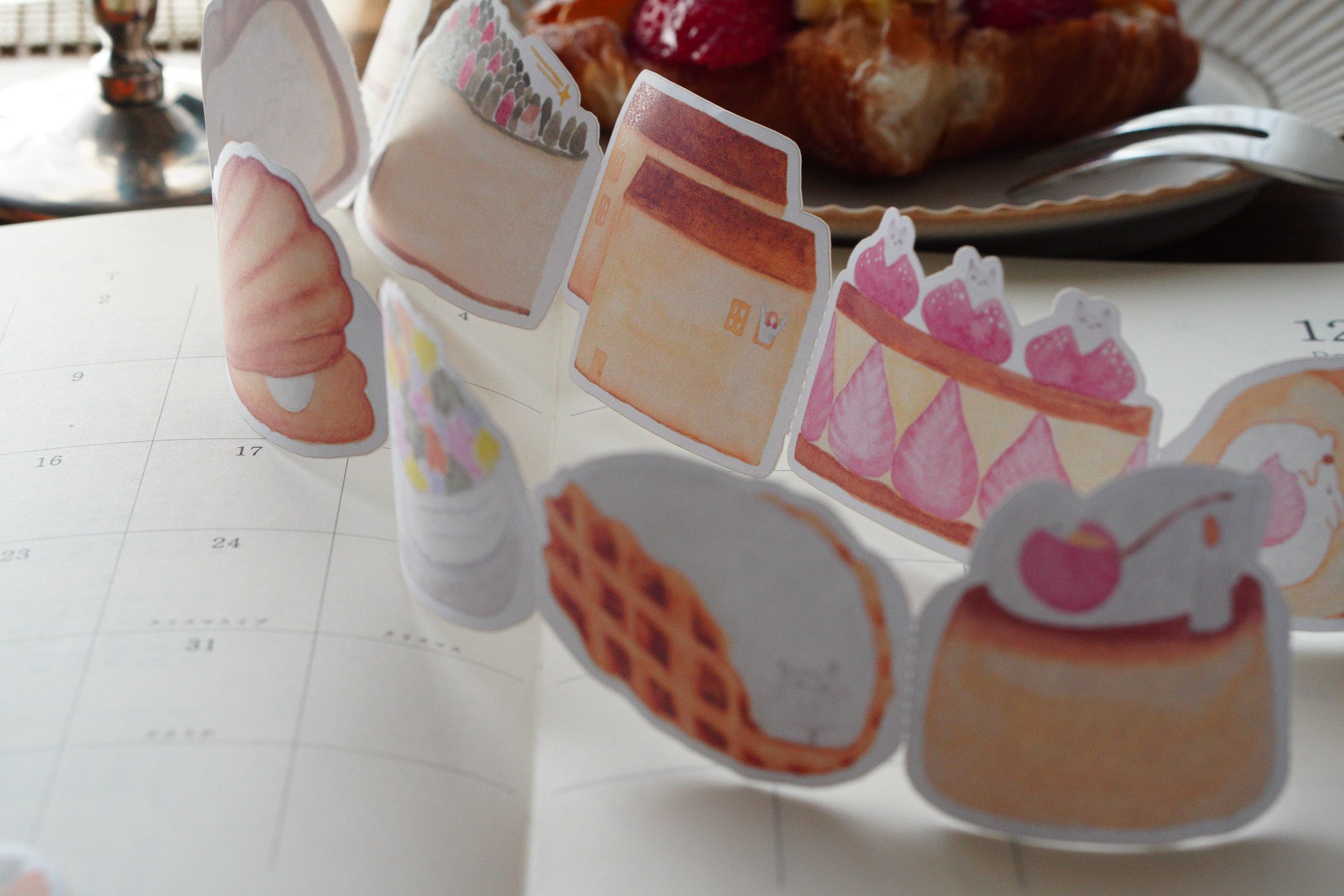 Whimsical Desserts Memo Roll 貼紙捲