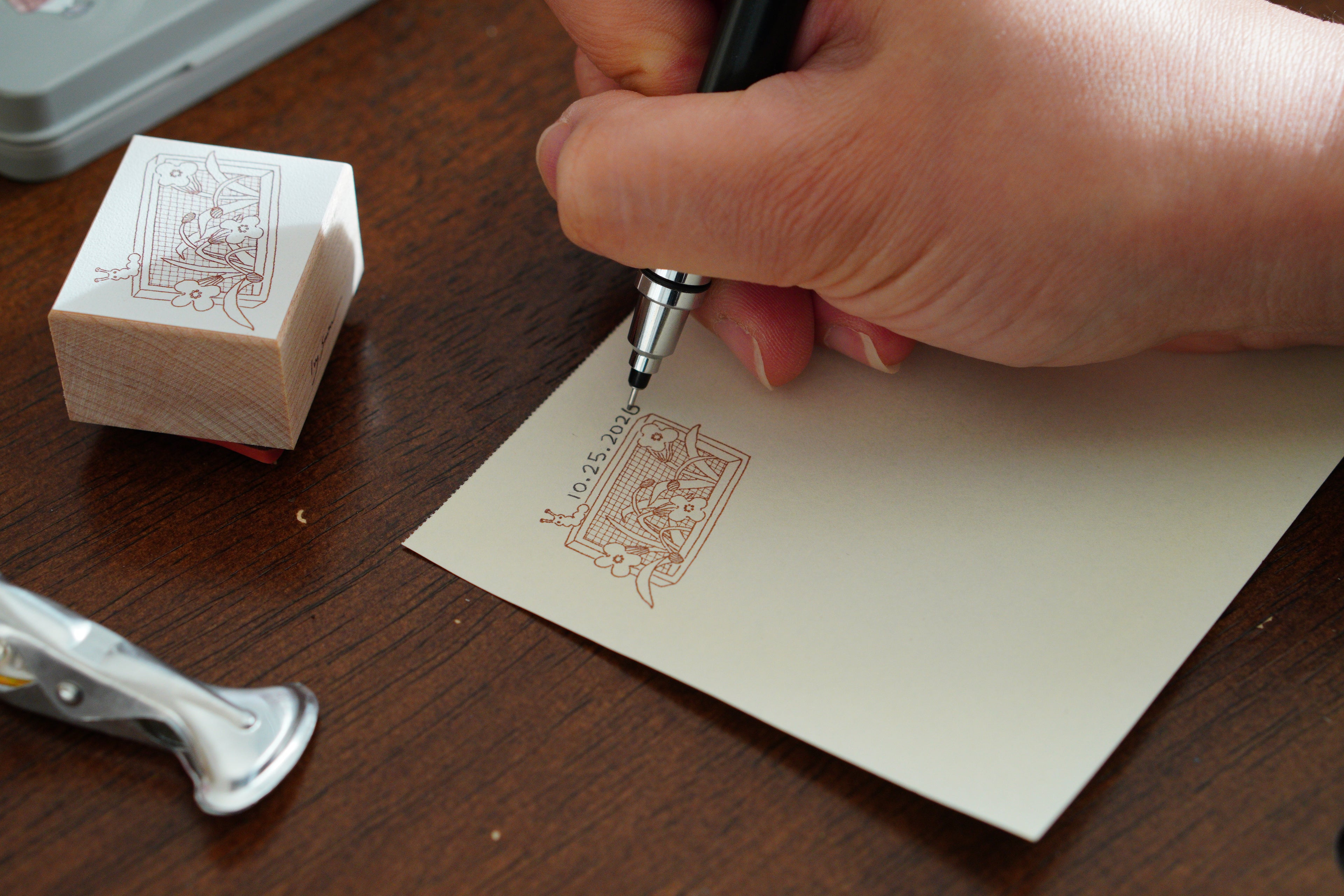 The Garden Grid Stamp 印章