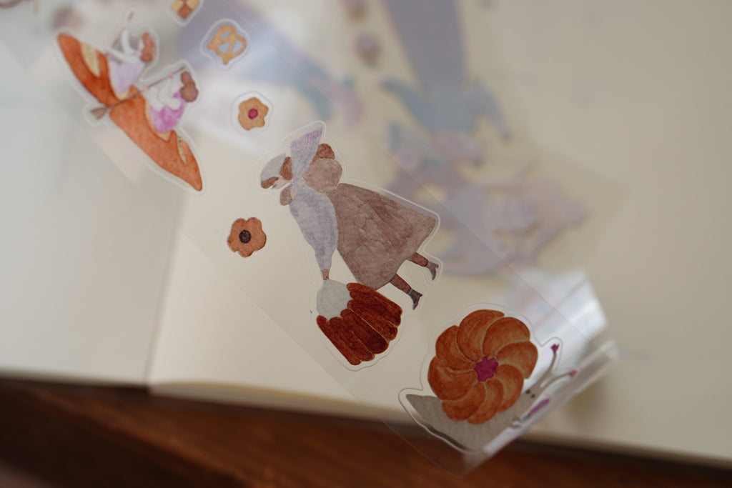 Sweet O'clock PET tape with Die-cut 亮面ＰＥＴ割型