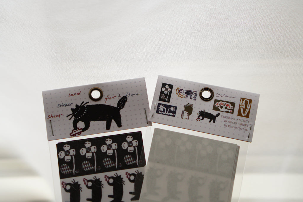 Fur & Flora Label Sticker Sheet 標籤貼紙