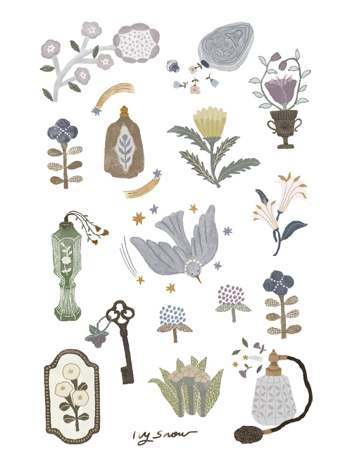 Aroma Transfer Sticker 轉印貼