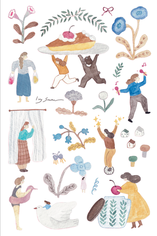 A Lovely Day Transfer Sticker 轉印貼