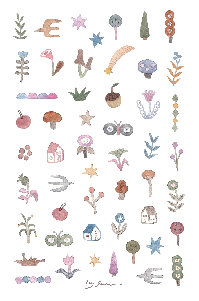 Tiny Little Things Gel Sticker 滴膠貼紙