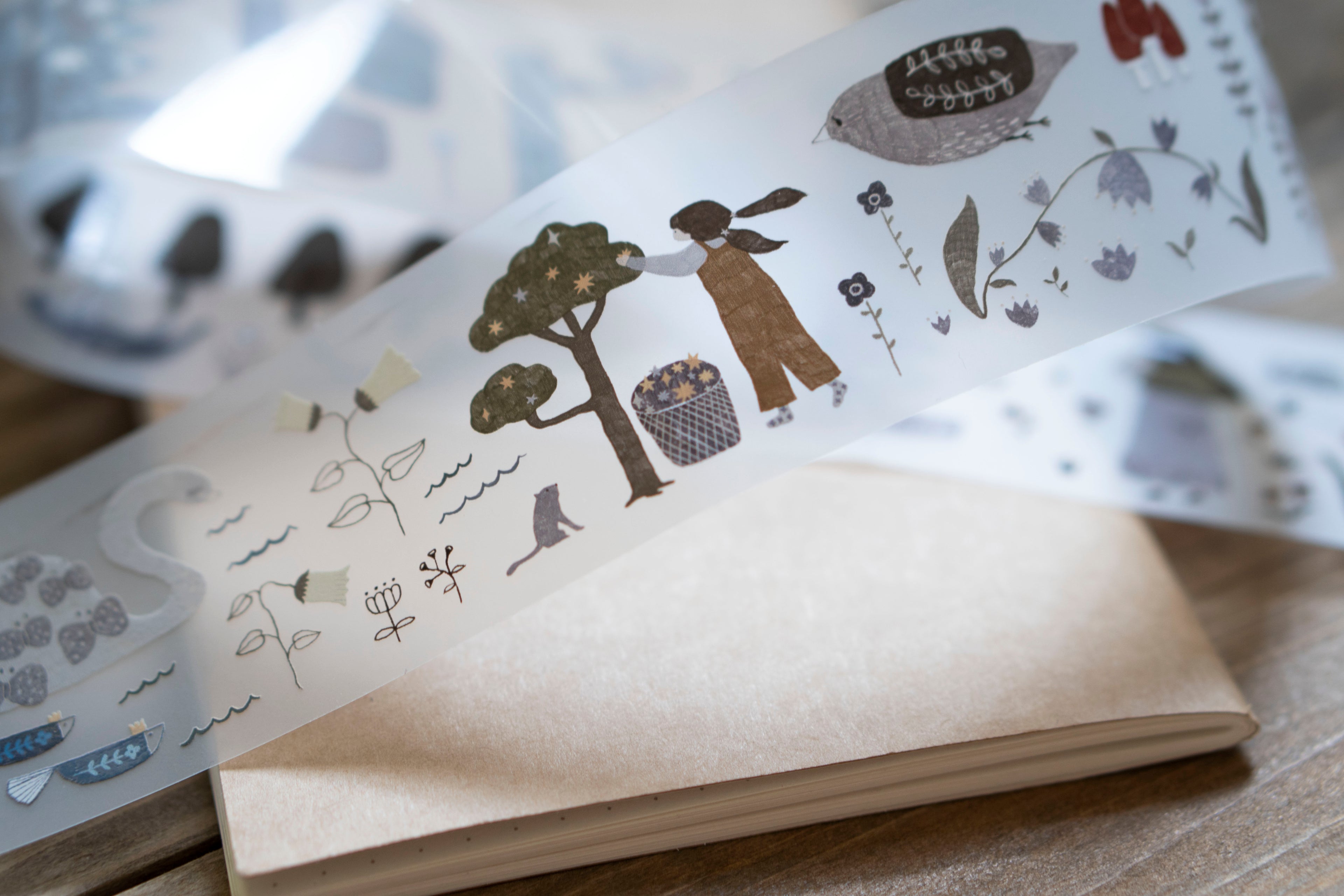 In the Forest Matte PET Tape  霧面 紙膠帶